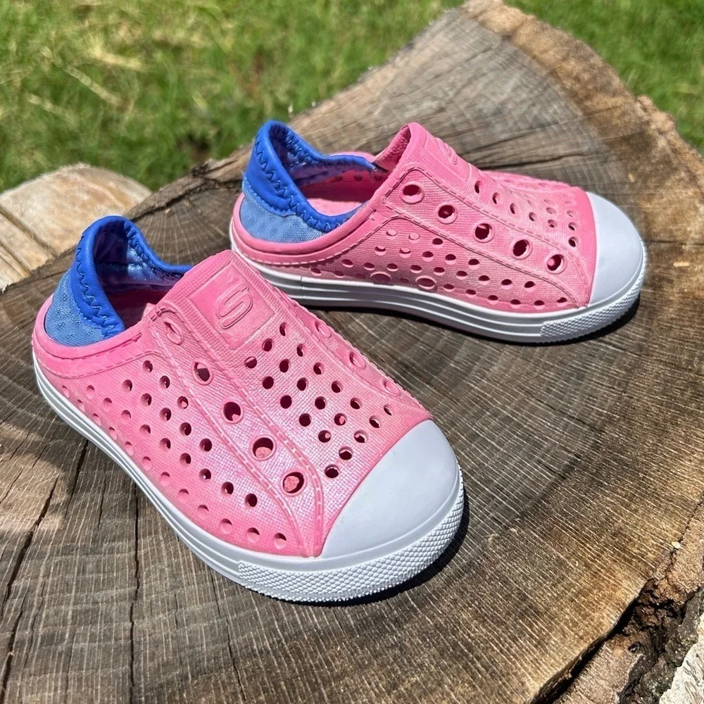 Skechers Foamies Aqua Surge water pink & purple shoes kids Sz-6. P